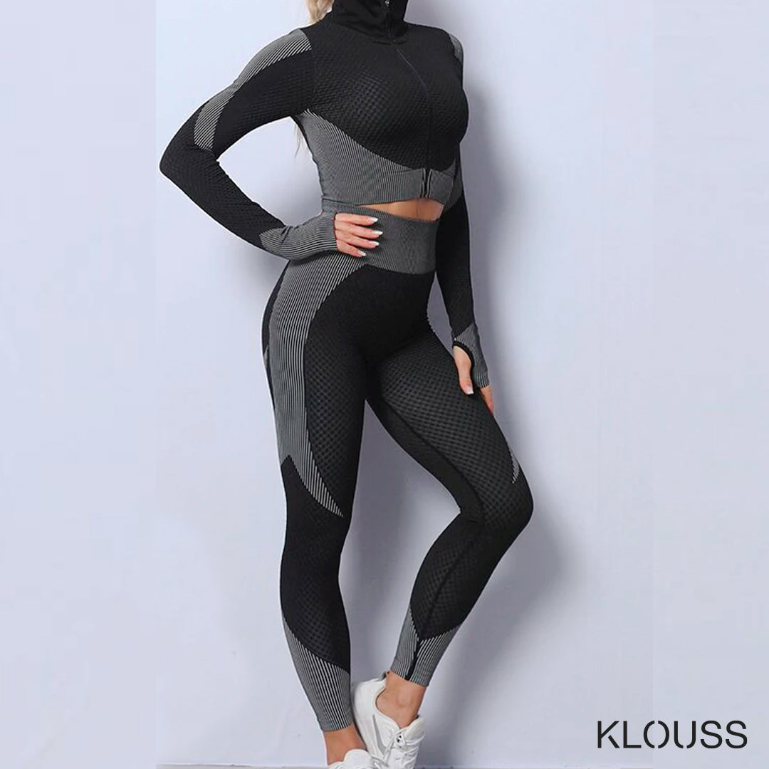 Conjunto deportivo Duco - Klouss - Chile - Mujer - Conjunto Deportivo - Calzas, Leggins, Peto, Ropa deportiva, sujetador, Yoga