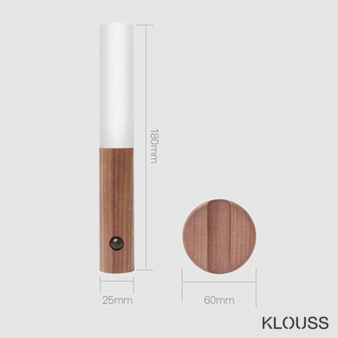 Lámpara de madera Led magnética recargable con sensor de movimiento - Klouss - Chile - Mujer - Lámpara - Home, lampara, led