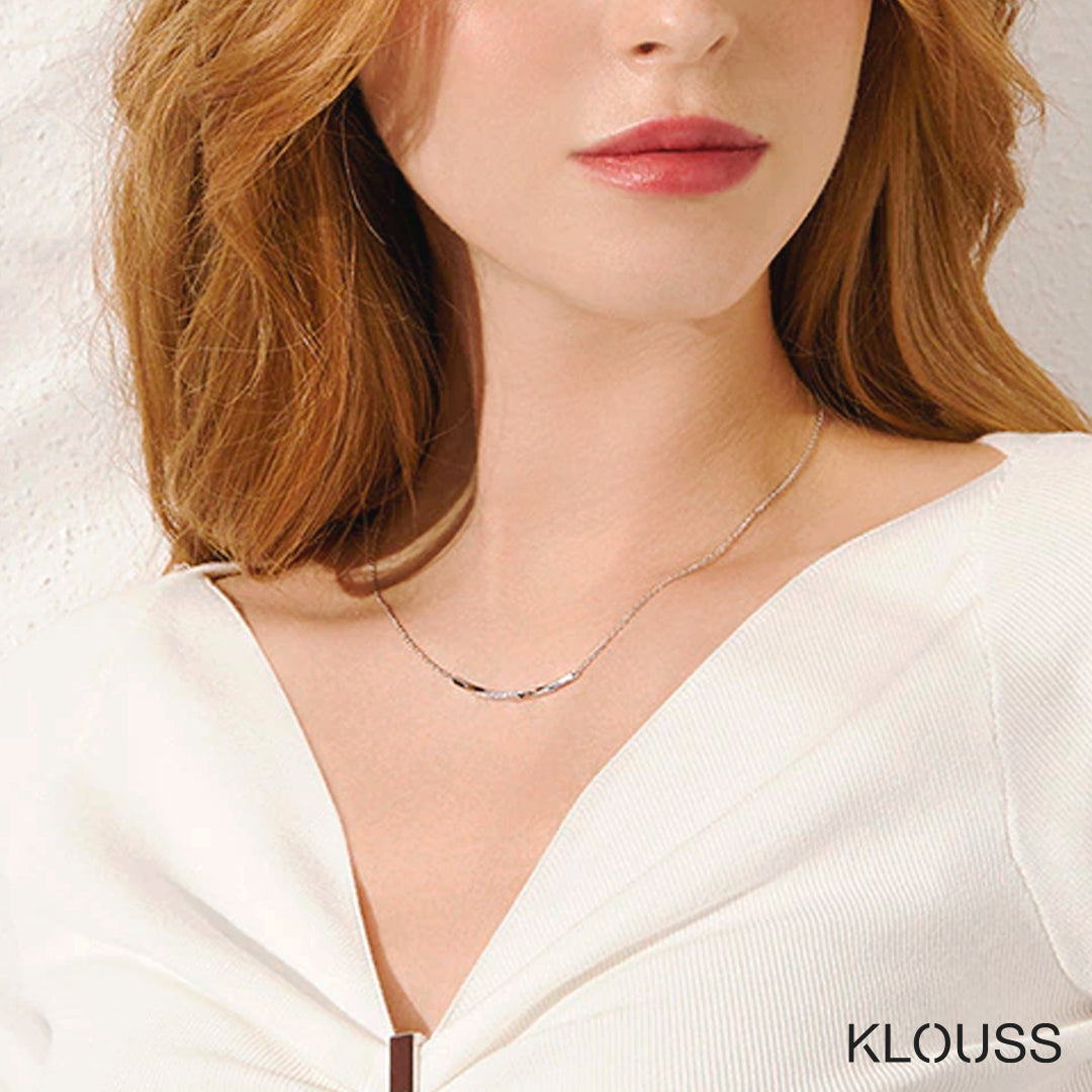 Collar de cadena con gargantilla en espiral - Klouss - Chile - Mujer - Collar - 