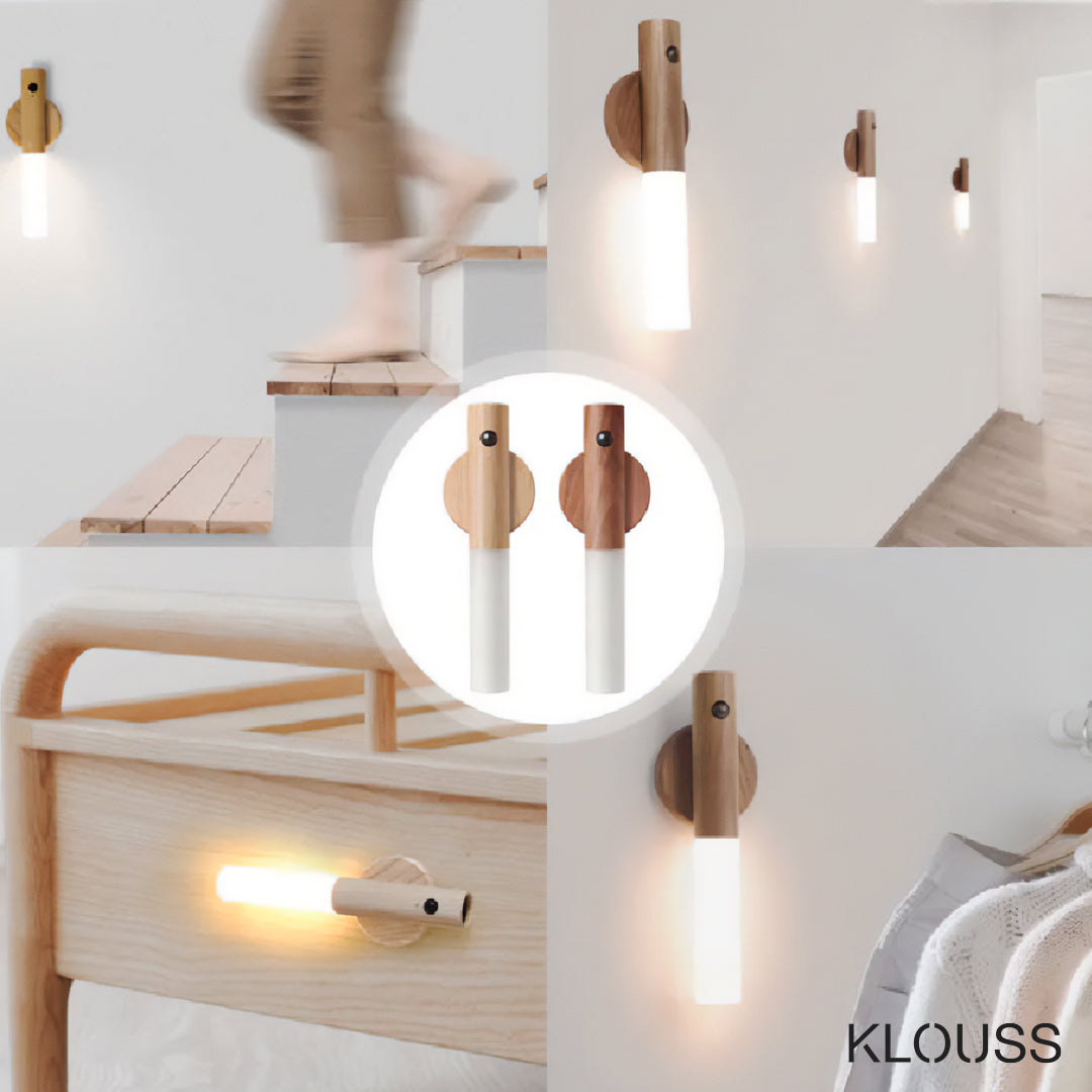 Lámpara de madera Led magnética recargable con sensor de movimiento - Klouss - Chile - Mujer - Lámpara - Home, lampara, led