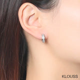 Aros Argolla con textura de Arena - Klouss - Chile - Mujer - Aros - 