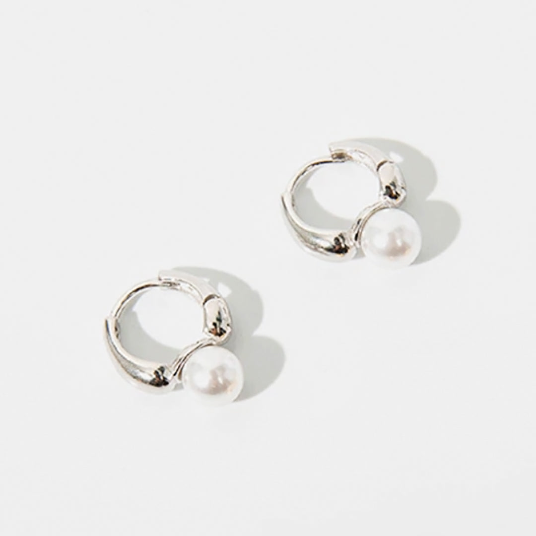 Aro Argolla con Perla colgante - Klouss - Chile - Mujer - Aros - 