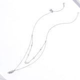Collar de cadena de doble capa con colgante de espiga - Klouss - Chile - Mujer - Collar - 