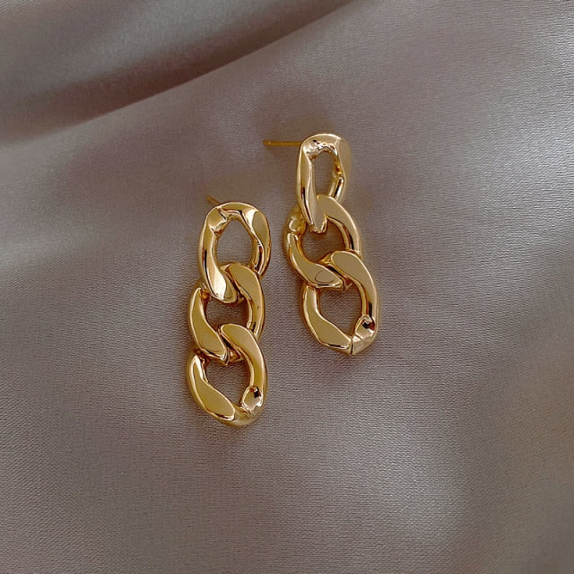 Aros Colgante Cadena - Klouss - Chile - Mujer - Aros - 